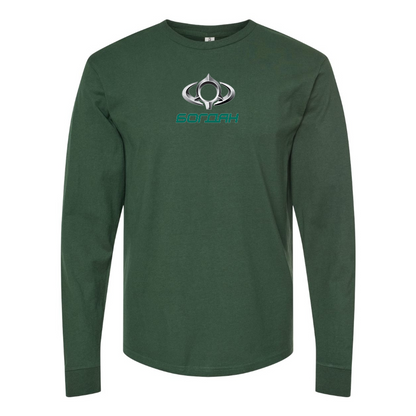 Men's Bogdan Motors Logo Cotton Long Sleeve T-Shirt