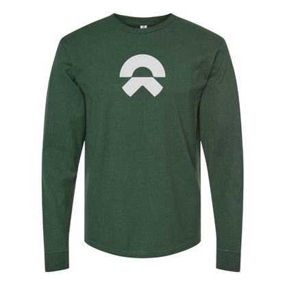 Men's Nio Logo Cotton Long Sleeve T-Shirt