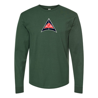 Men's ASA Logo Cotton Long Sleeve T-Shirt