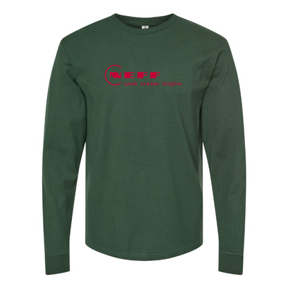 Men's NEFF Logo Cotton Long Sleeve T-Shirt