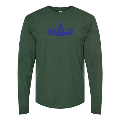 Men's MAZ Logo Cotton Long Sleeve T-Shirt