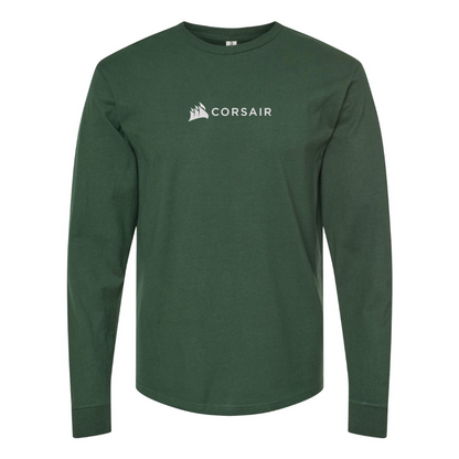 Men's Corsair Logo Cotton Long Sleeve T-Shirt
