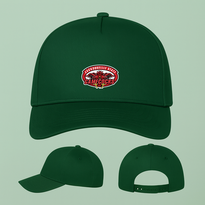 Jacksonville State Gamecocks Logo Five Panel Twill Snapback Cap