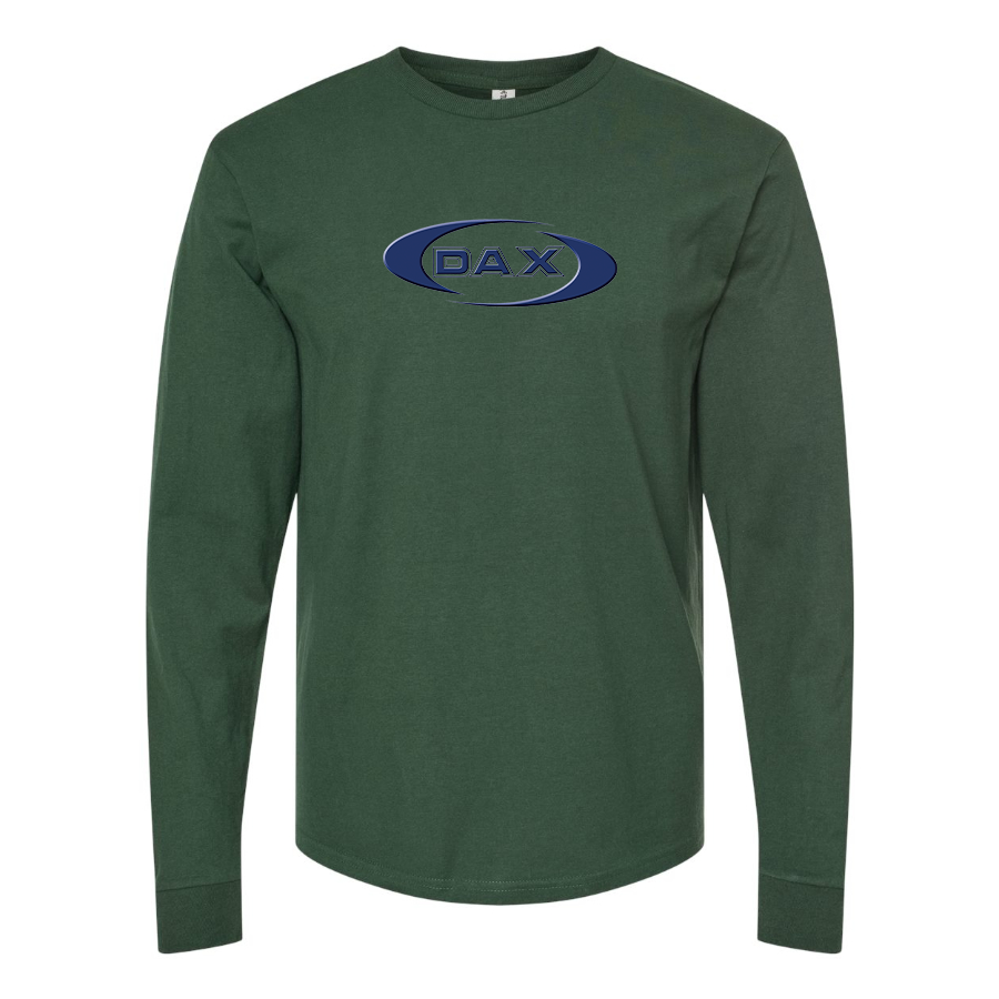 Men's Dax Cars Logo Cotton Long Sleeve T-Shirt