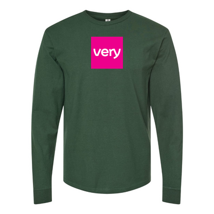 Men's Very Logo Cotton Long Sleeve T-Shirt