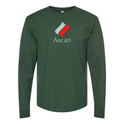 Men's Ascari Logo Cotton Long Sleeve T-Shirt