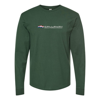Men's Callaway Logo Cotton Long Sleeve T-Shirt