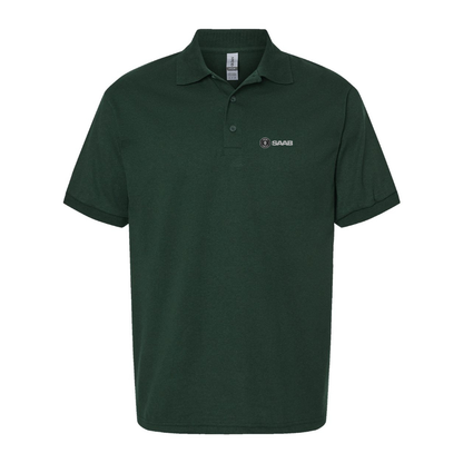 Men's Saab Logo Dry Blend Polo
