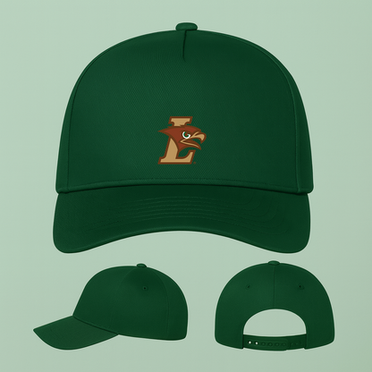Lehigh Mountain Hawks Logo Five Panel Twill Snapback Cap