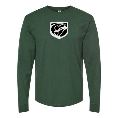 Men's Dodge Viper Logo Cotton Long Sleeve T-Shirt