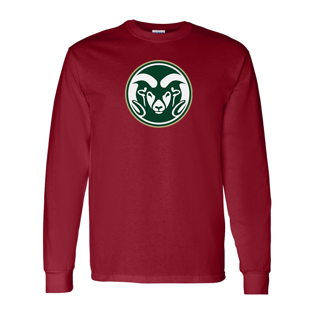 Men's  Colorado State Rams Gildan Heavy Cotton Long Sleeve T-Shirt