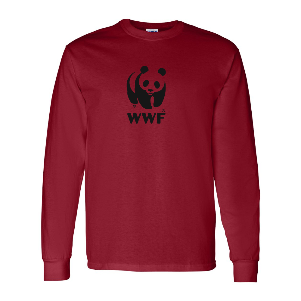 Men's  WWF  Gildan Heavy Cotton Long Sleeve T-Shirt