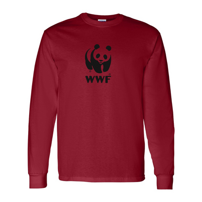 Men's  WWF  Gildan Heavy Cotton Long Sleeve T-Shirt