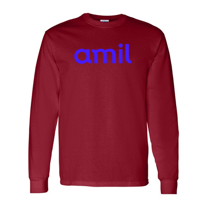 Men's Amil Gildan Heavy Cotton Long Sleeve T-Shirt