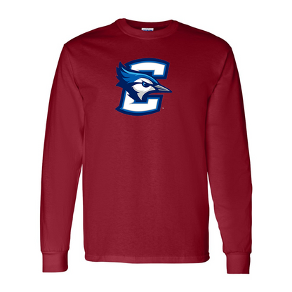 Men's Creighton Bluejays  Gildan Heavy Cotton Long Sleeve T-Shirt