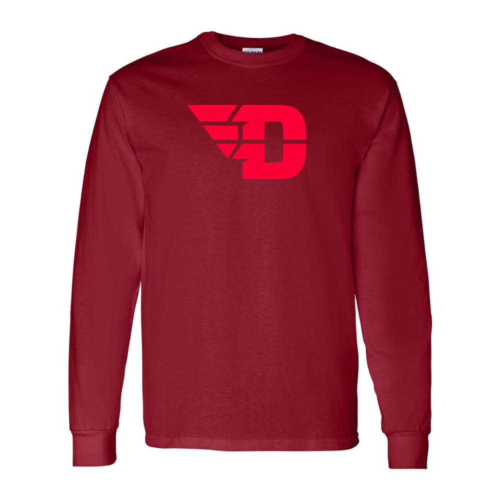 Men's Dayton Flyers Gildan Heavy Cotton Long Sleeve T-Shirt