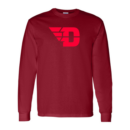 Men's Dayton Flyers Gildan Heavy Cotton Long Sleeve T-Shirt