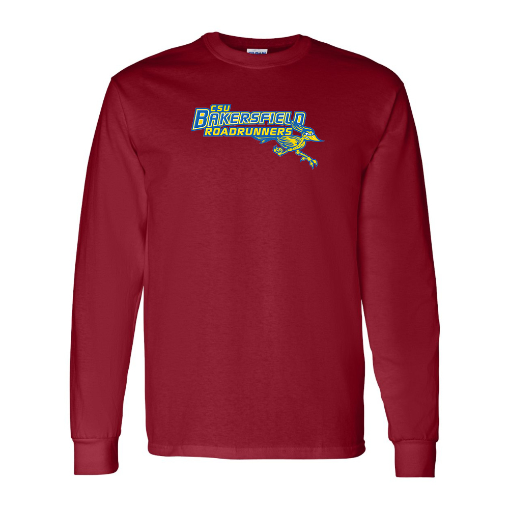 Men's  CSU-Bakersfield Roadrunners Gildan Heavy Cotton Long Sleeve T-Shirt