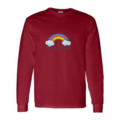 Men's Ça va bien aller Gildan Heavy Cotton Long Sleeve T-Shirt