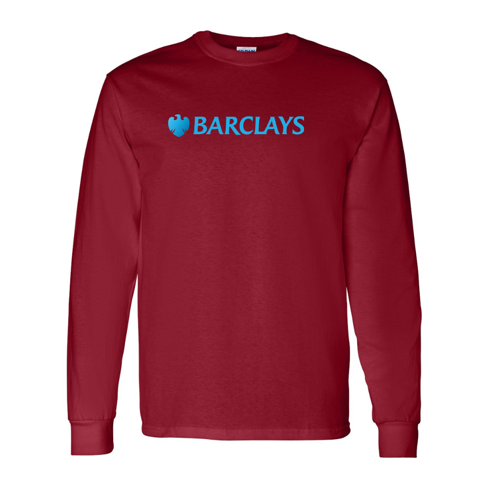 Men's  Barclays Gildan Heavy Cotton Long Sleeve T-Shirt