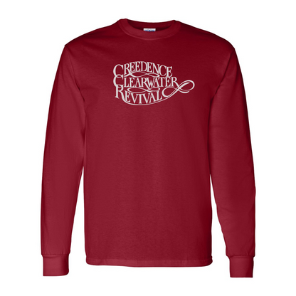 Men's Creedence Clearwater Revival Gildan Heavy Cotton Long Sleeve T-Shirt
