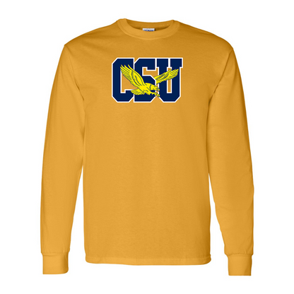Men's Coppin State Eagles Gildan Heavy Cotton Long Sleeve T-Shirt