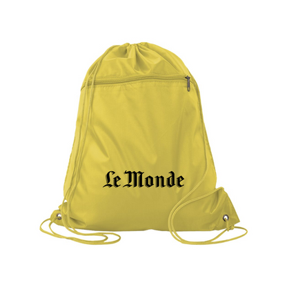 Le Monde Q-Tees  Polyester Cinchpack