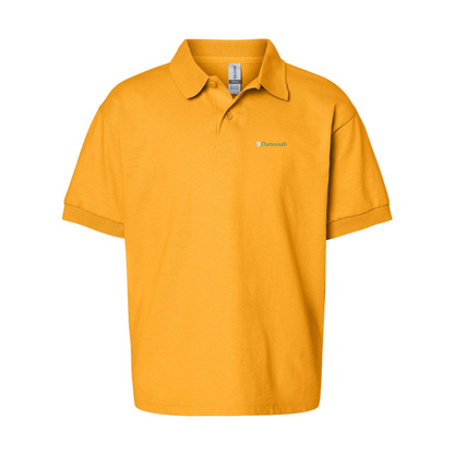 Youth Dartmouth College Gildan Dry Blend Jersey Polo