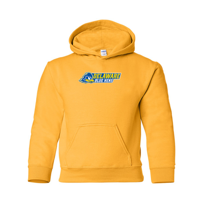 Youth  Delaware Blue Hens Gildan Heavy Blend  Hooded Sweatshirt