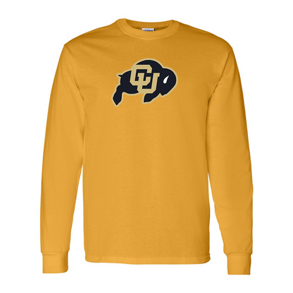 Men's Colorado Buffaloes  Gildan Heavy Cotton Long Sleeve T-Shirt