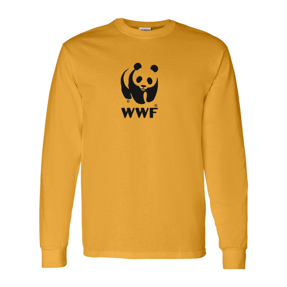 Men's  WWF  Gildan Heavy Cotton Long Sleeve T-Shirt