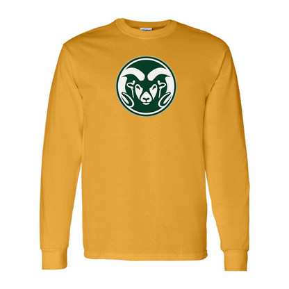 Men's  Colorado State Rams Gildan Heavy Cotton Long Sleeve T-Shirt
