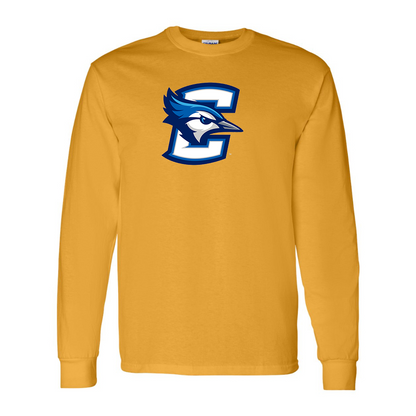 Men's Creighton Bluejays  Gildan Heavy Cotton Long Sleeve T-Shirt