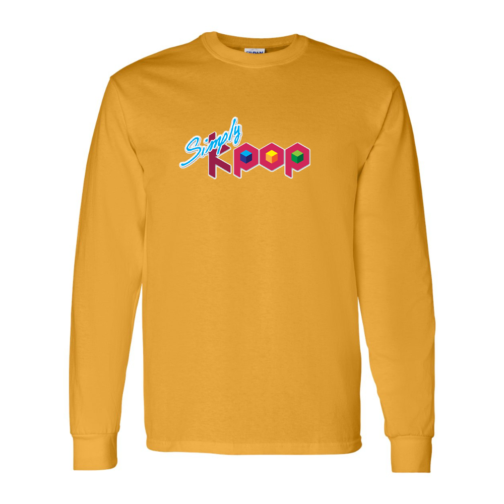 Men's  Simply Kpop  Gildan Heavy Cotton Long Sleeve T-Shirt