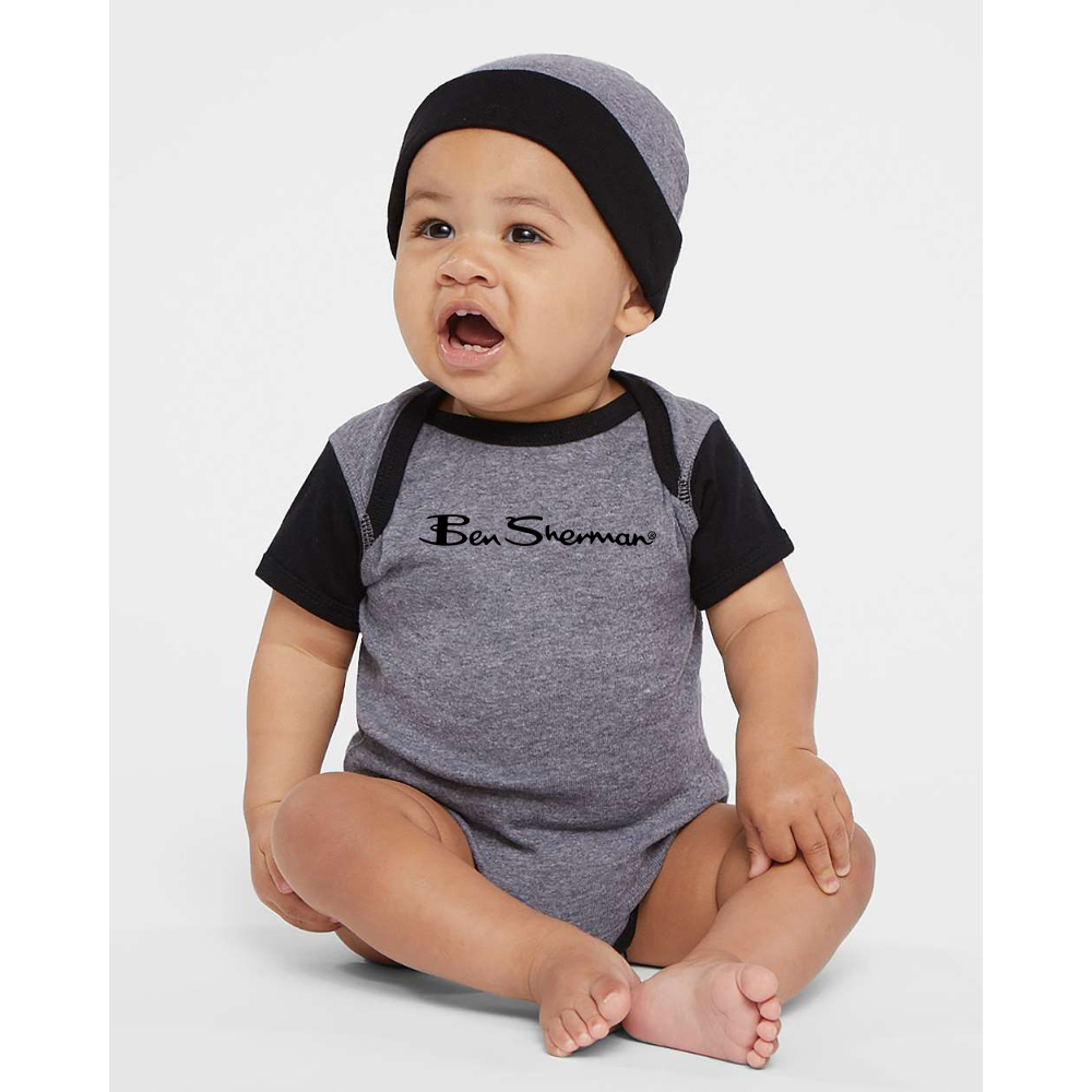 Ben Sherman Rabbit Skins Infant Baby Rib Bodysuit