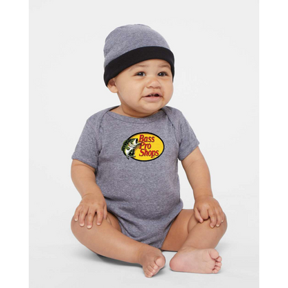 Bass Pro Shops Logo Rabbit Skins Infant Baby Rib Bodysuit