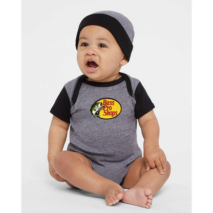 Bass Pro Shops Logo Rabbit Skins Infant Baby Rib Bodysuit