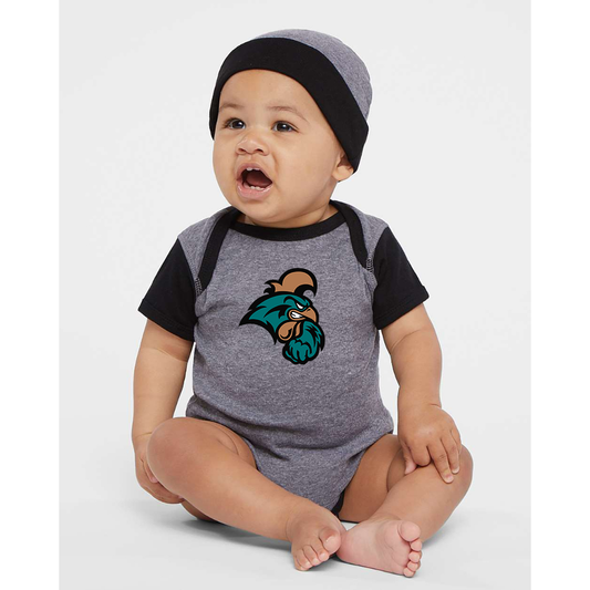 Coastal Carolina Chanticleers Rabbit Skins Infant Baby Rib Bodysuit