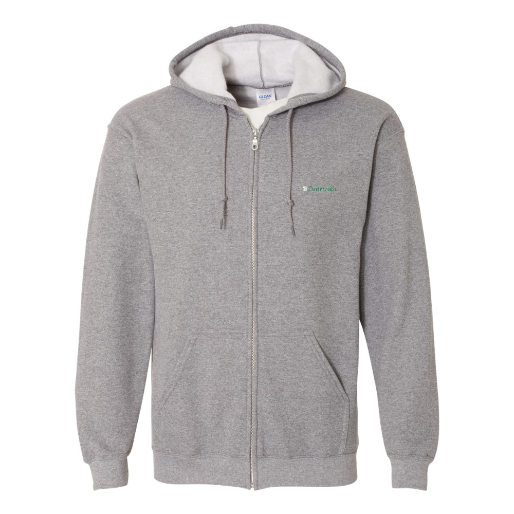 Men's Dartmouth College Gildan  Heavy Blend Full Zip Hooded Sweatshirt