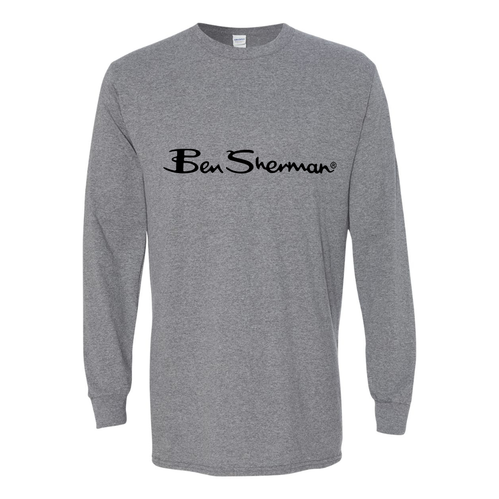 Men's Ben Sherman Gildan Heavy Cotton Long Sleeve T-Shirt