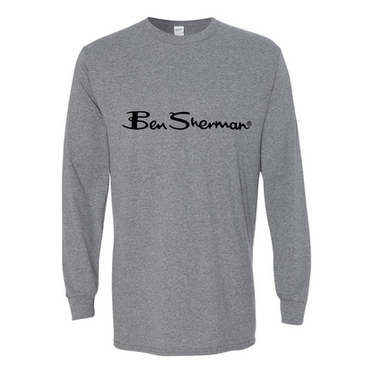Men's Ben Sherman Gildan Heavy Cotton Long Sleeve T-Shirt
