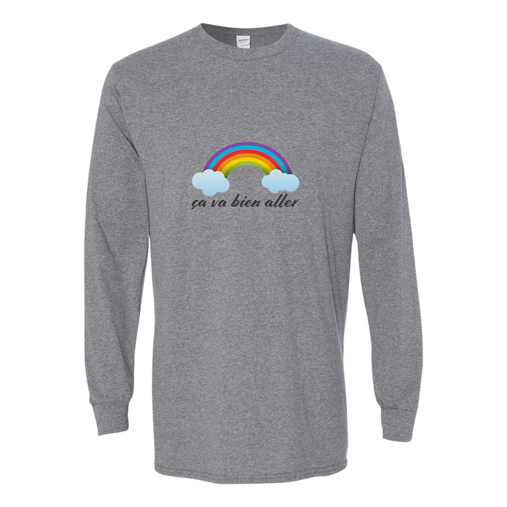 Men's Ça va bien aller Gildan Heavy Cotton Long Sleeve T-Shirt