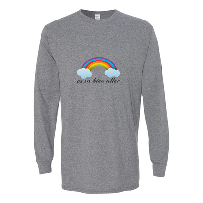 Men's Ça va bien aller Gildan Heavy Cotton Long Sleeve T-Shirt