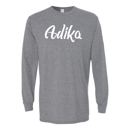 Men's Adika  Gildan Heavy Cotton Long Sleeve T-Shirt