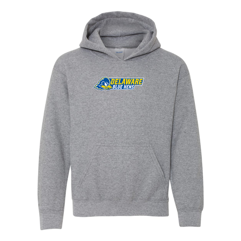 Youth  Delaware Blue Hens Gildan Heavy Blend  Hooded Sweatshirt