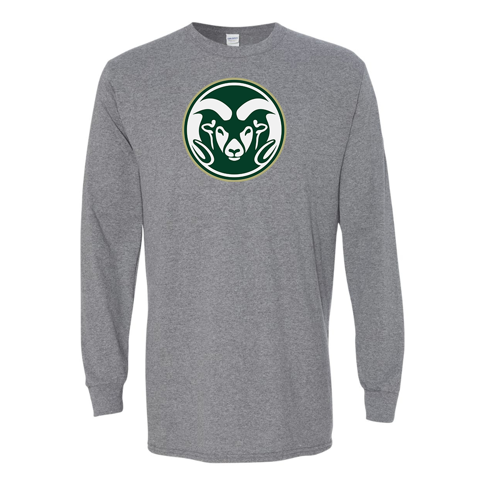 Men's  Colorado State Rams Gildan Heavy Cotton Long Sleeve T-Shirt