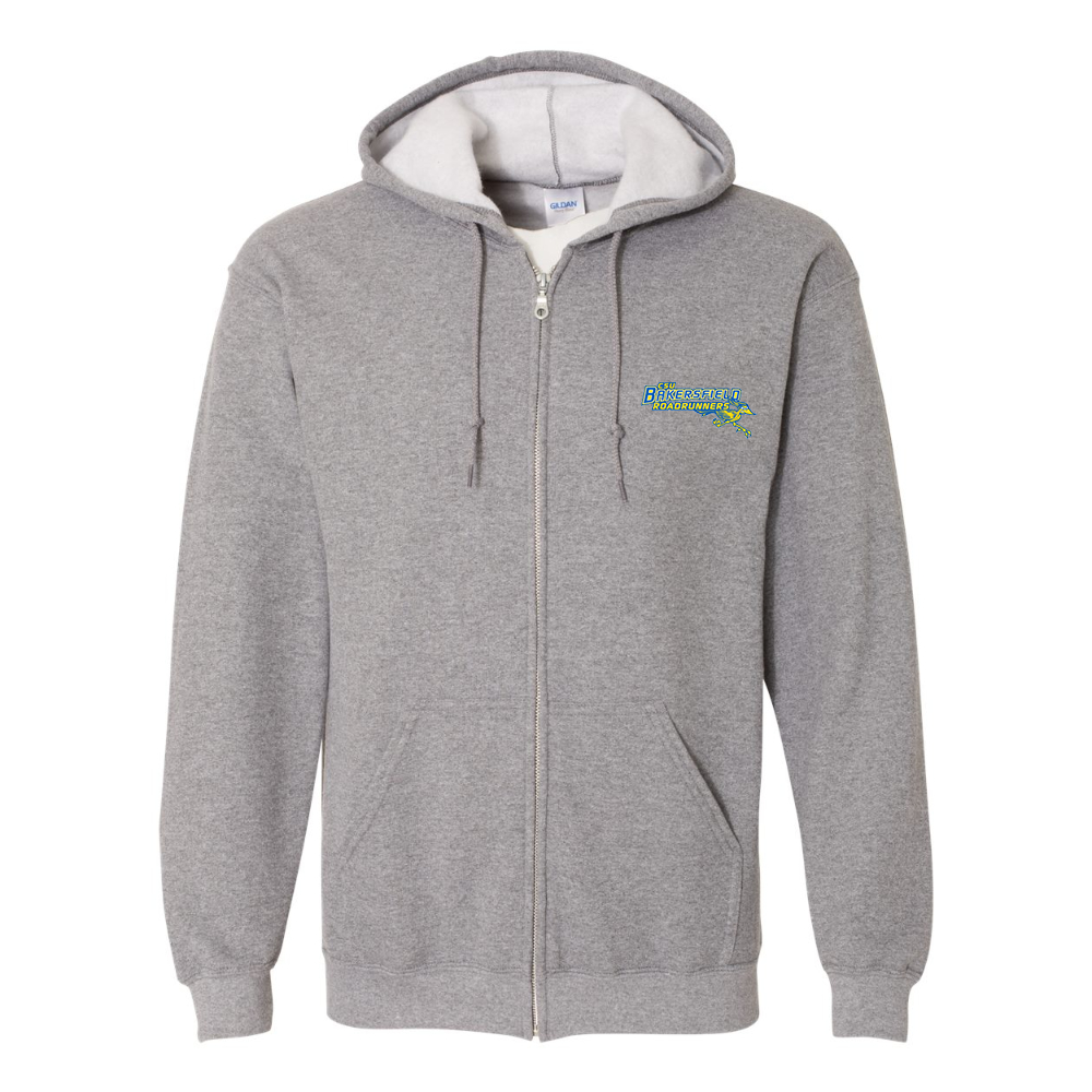 Men's  CSU-Bakersfield Roadrunners Gildan  Heavy Blend Full Zip Hooded Sweatshirt