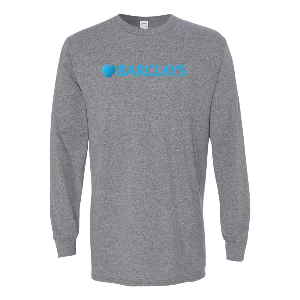 Men's  Barclays Gildan Heavy Cotton Long Sleeve T-Shirt