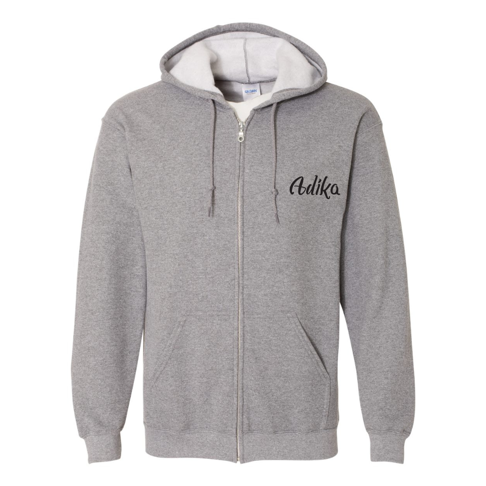 Men's  Adika  Gildan  Heavy Blend Full Zip Hooded Sweatshirt