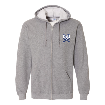 Men's CSU Buccaneers    Gildan  Heavy Blend Full Zip Hooded Sweatshirt